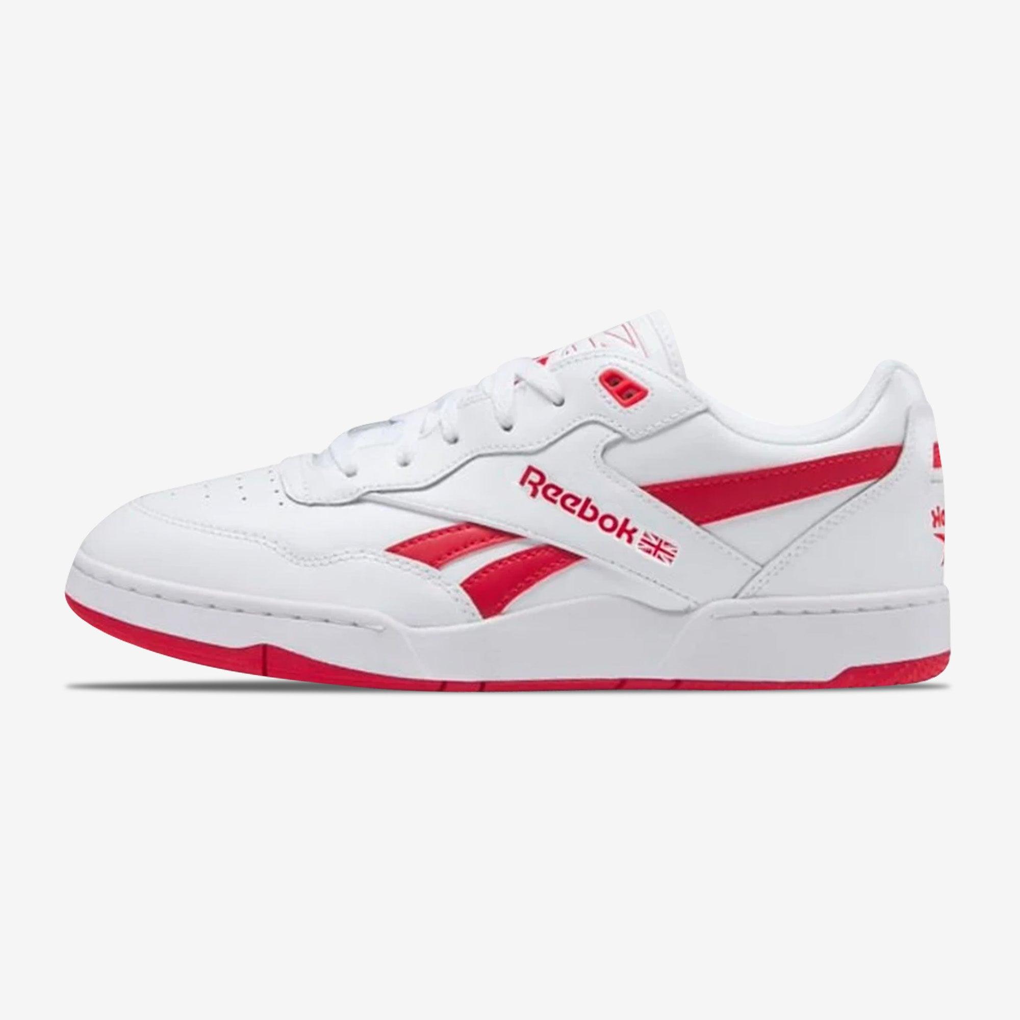 Red and best sale white reeboks