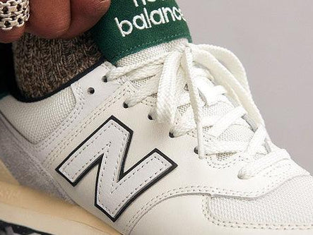 New Balance 574 ''White / Green'' - SneakerBAAS