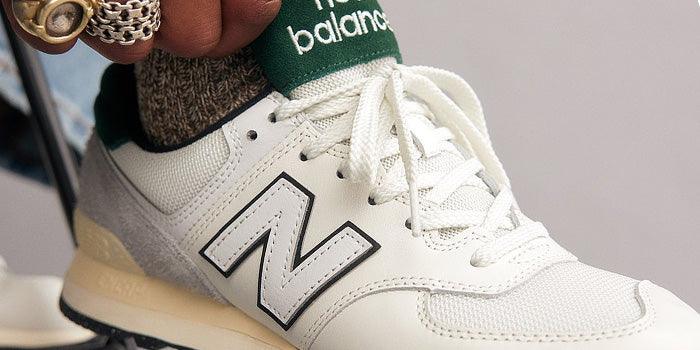 New Balance 574 ''White / Green'' - SneakerBAAS