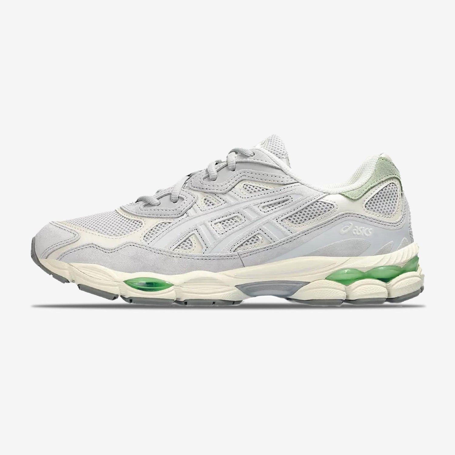 Asics GEL-NYC "Cloud Grey / Green" - SneakerBAAS